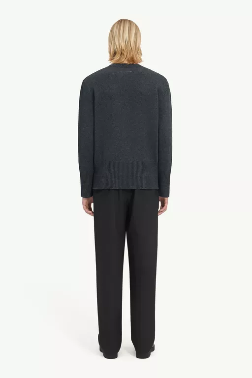 Wool crew neck jumper - Knitwear