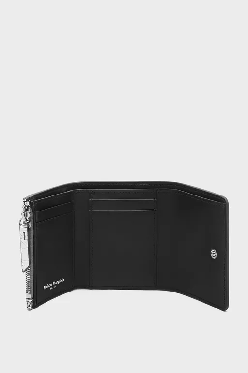 4ステッチ ブロークンミラー 三つ折り ウォレット - ウォレット