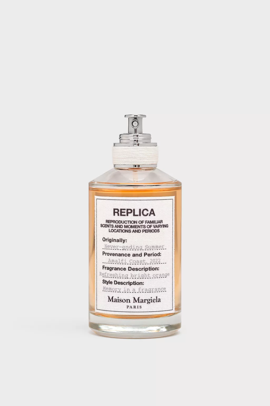 Maison Margiela REPLICA 30ml ユニセックス香水 ネバーエンディング サマー オードトワレ「レプリカ」30ml ホワイト