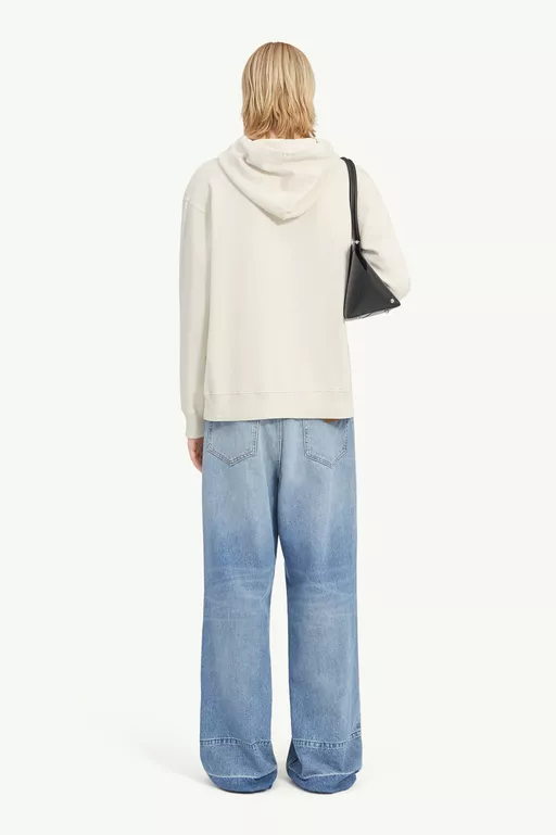 Unbrushed cotton hoodie - Sweatshirts