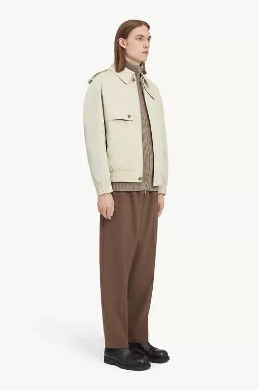 Cotton twill jacket - Jackets