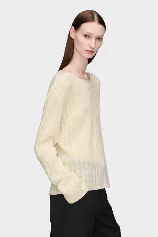 Wool Cashmere Crewneck - Knitwear