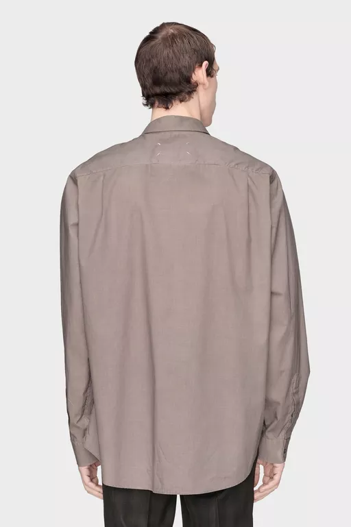 Long-Sleeve Cotton Shirt - Shirts
