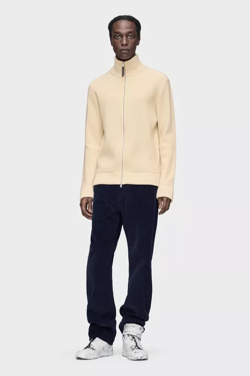 Knit zip-up cardigan - Knitwear