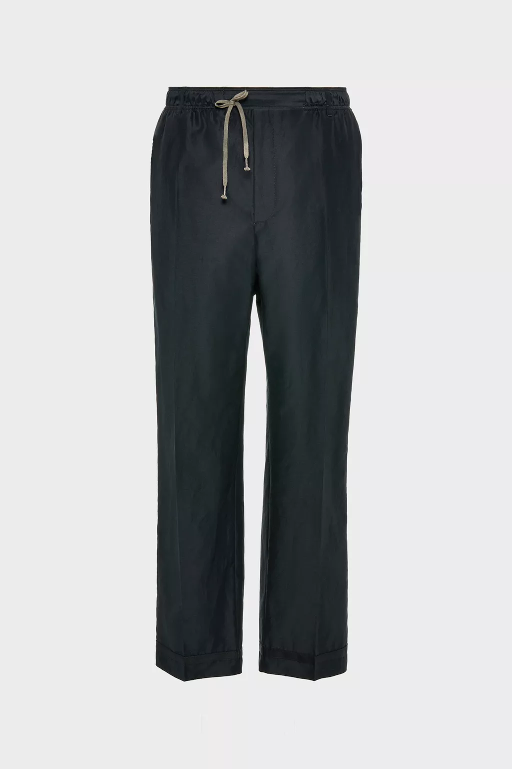【稀少】Maison Margiela DRAWSTRING PANTS Dark Blue Cotton Drawstring Trousers | Maison Margiela Official