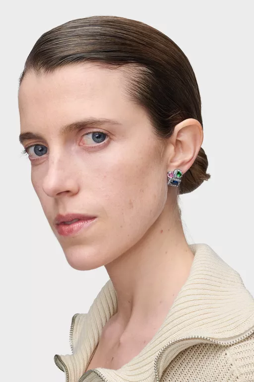 Cluster Stud Earrings - Earrings