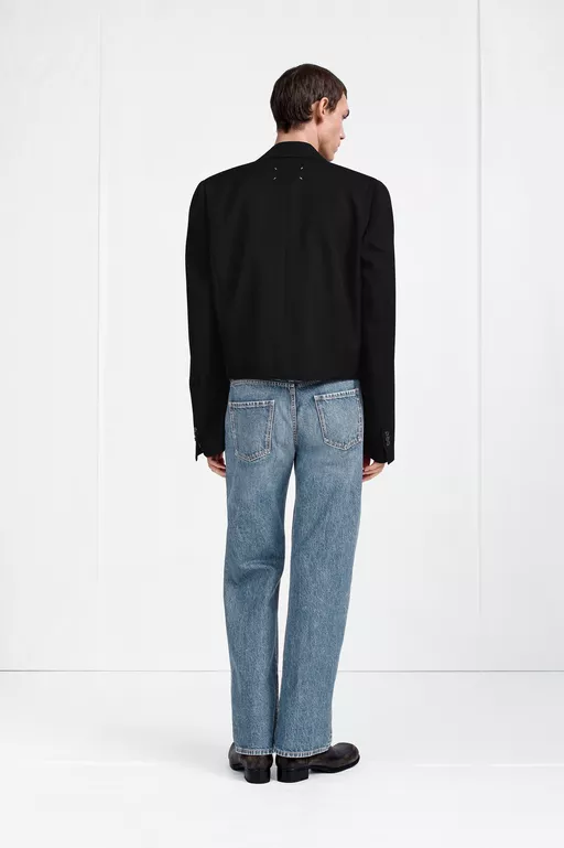 Kurzer zweireihiger Smoking-Blazer - Jacken
