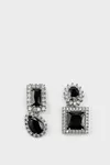 782 - Boucles d'oreilles pendantes Cluster