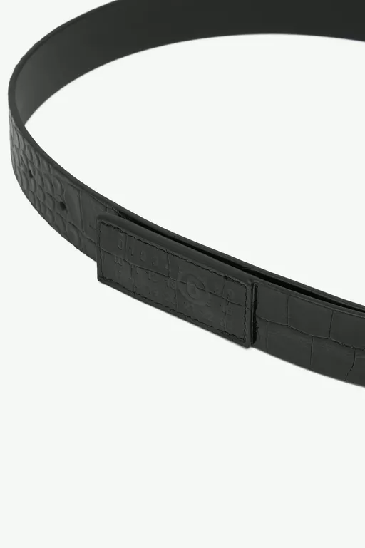 Croc-print belt - Belts