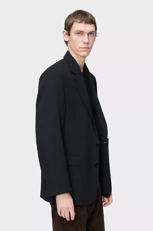 Americana de lana Folded Collar - Chaquetas