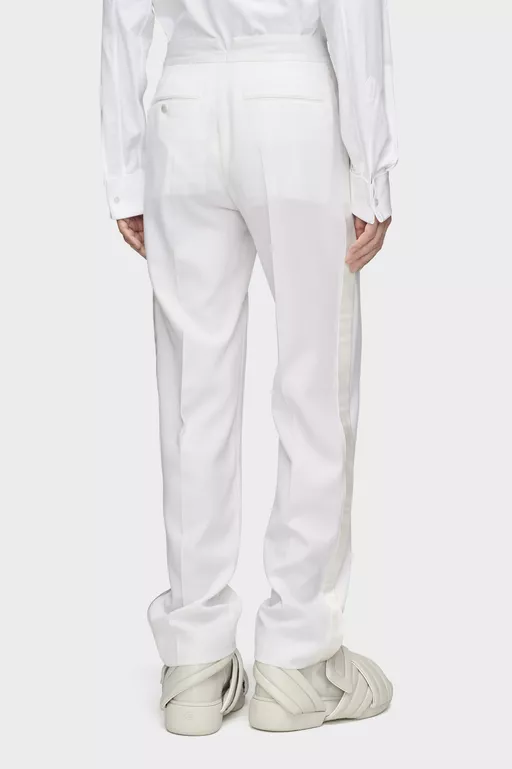 Wool Tuxedo Trousers - Pants