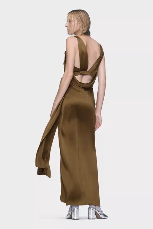 Silk satin maxi dress - Maxi Dress