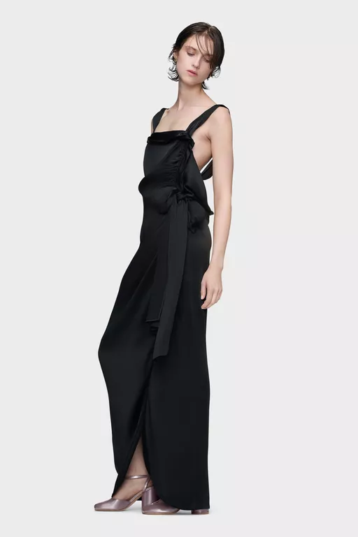 Silk satin maxi dress - Maxi Dress