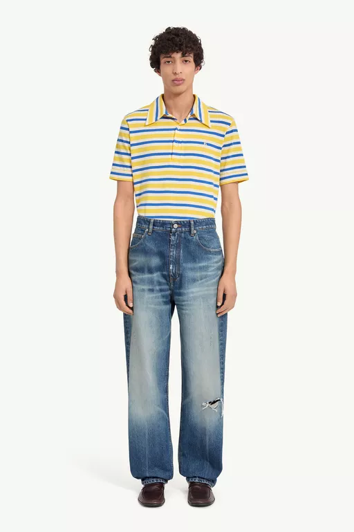 Straight-leg jeans