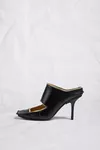 Black - Level Cut-Out Mules
