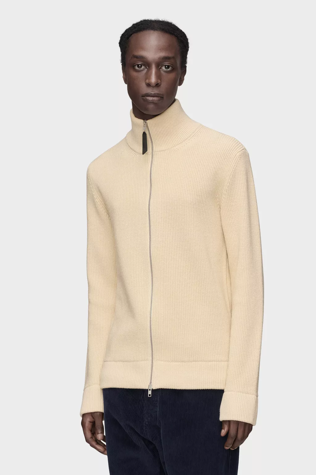 Maison margiela ニット Ecru Knit zip-up cardigan | Maison Margiela Official