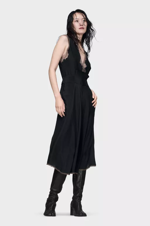 Silk midi dress - Midi Dress