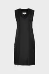 Schwarz - Midikleid aus Seide