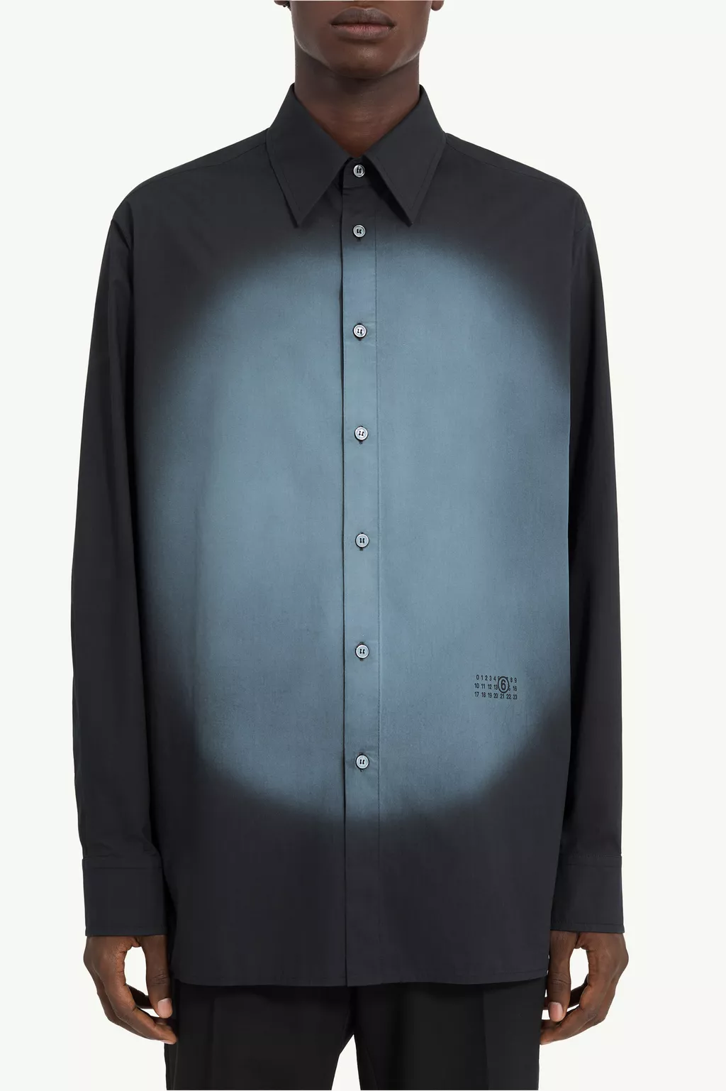Gray Spray print shirt | MM6 Official