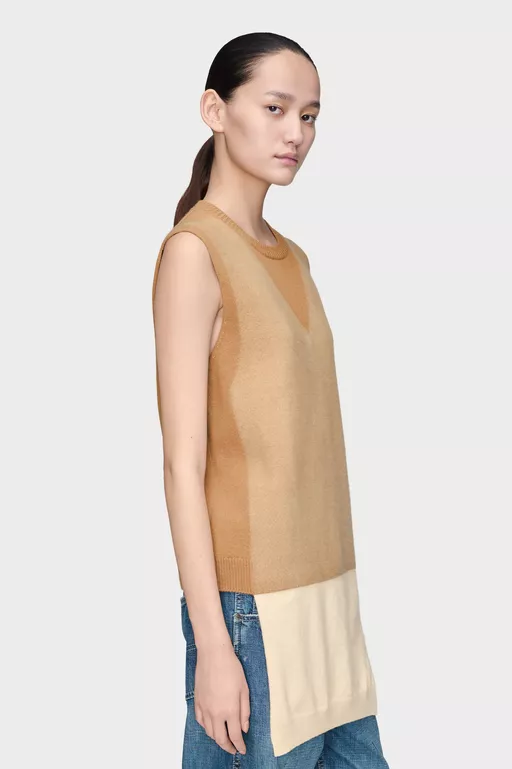 Fused Knit Vest - Waistcoats