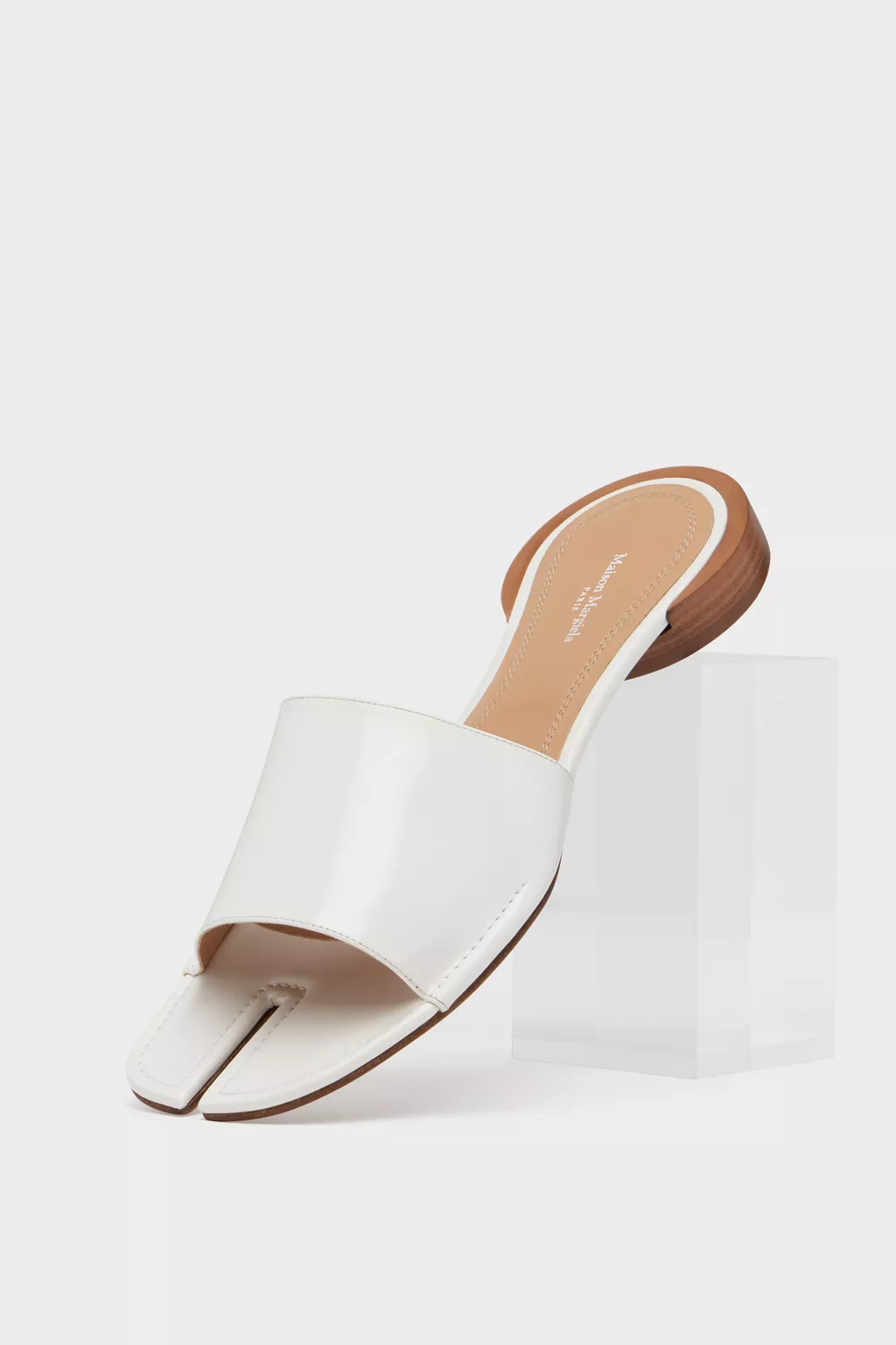 White Tabi Flat Mule | Maison Margiela Official