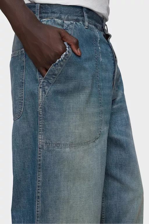 Wide-leg jeans - Pants