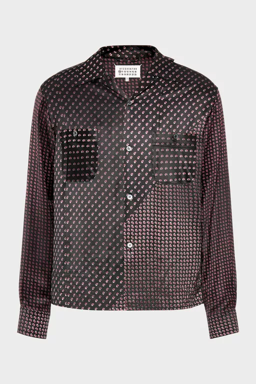 Camicia a maniche lunghe con stampa Paisley - Camicie