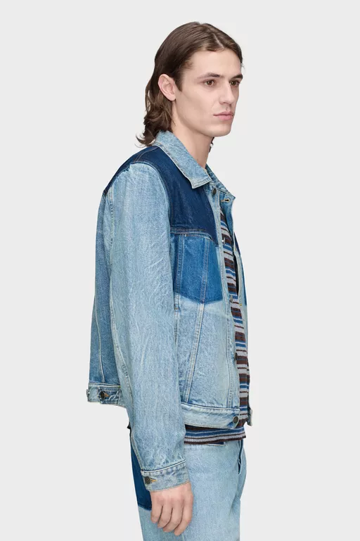 Chaqueta vaquera de patchwork - Chaquetas