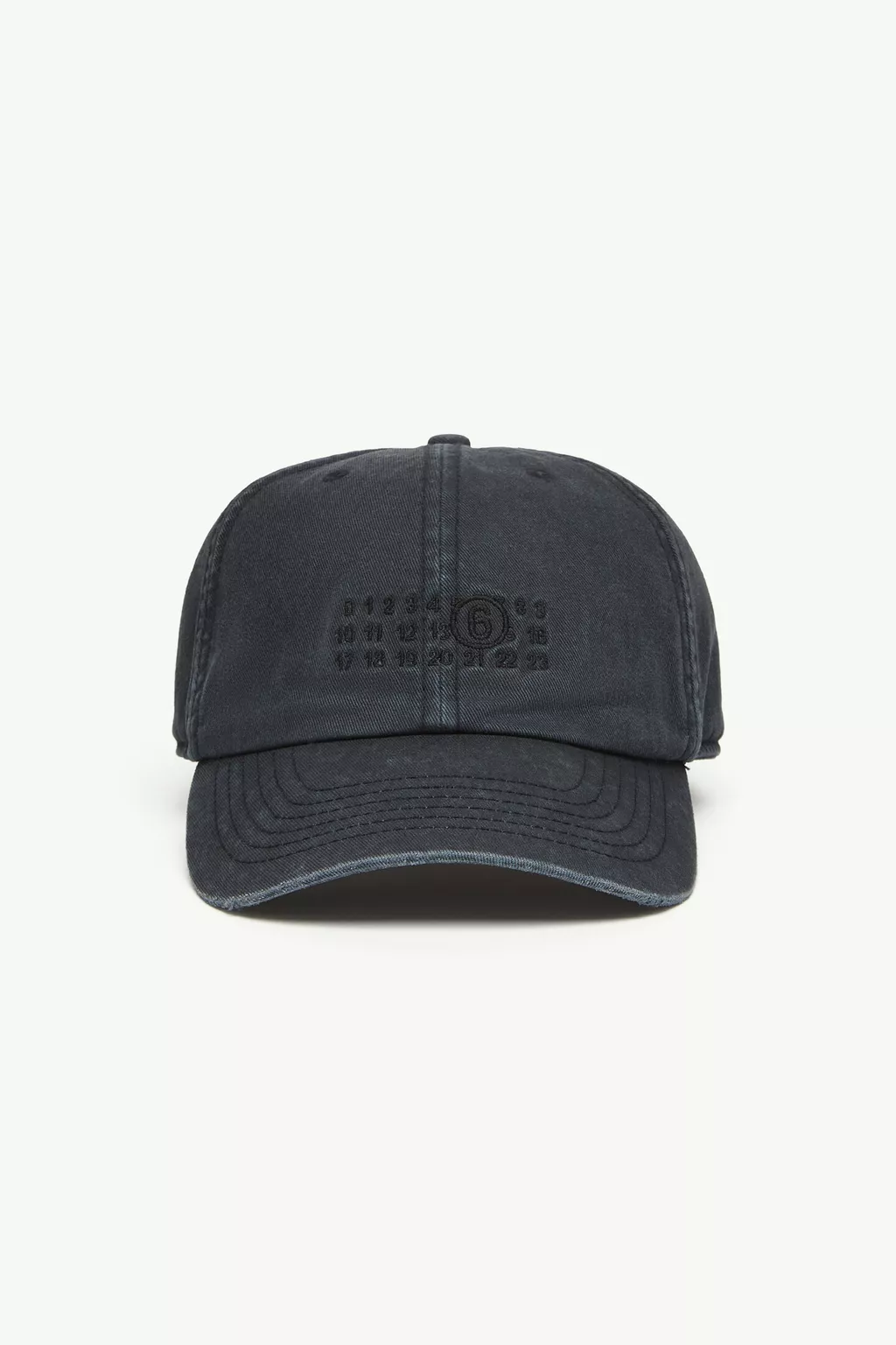 MM6 Maison Margiela 5パネル キャップ ブラック Black Baseball cap | Maison Margiela Official