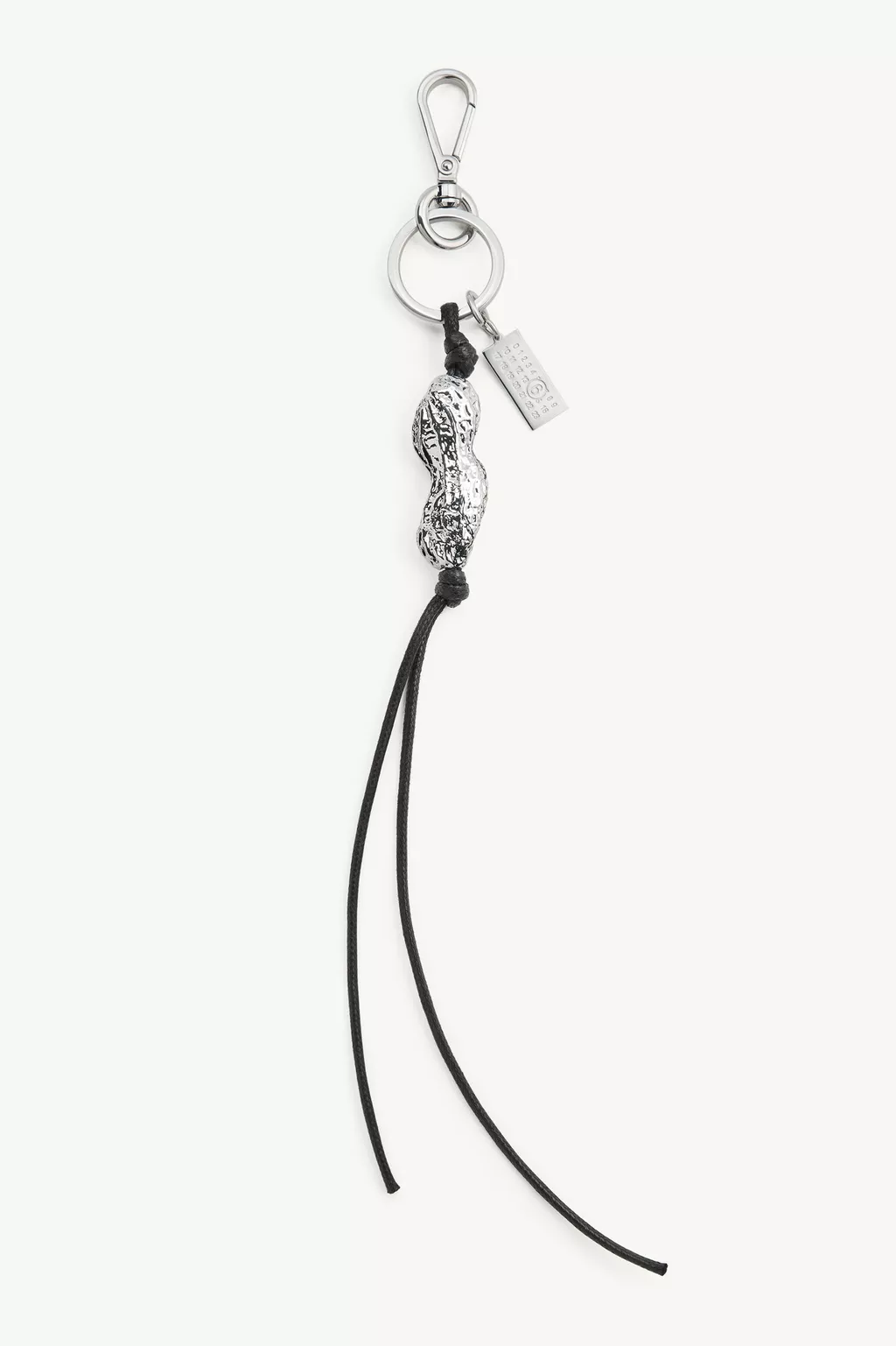 MaisonMargiela キーリング Gray Leather lanyard keyring | MM6 Official