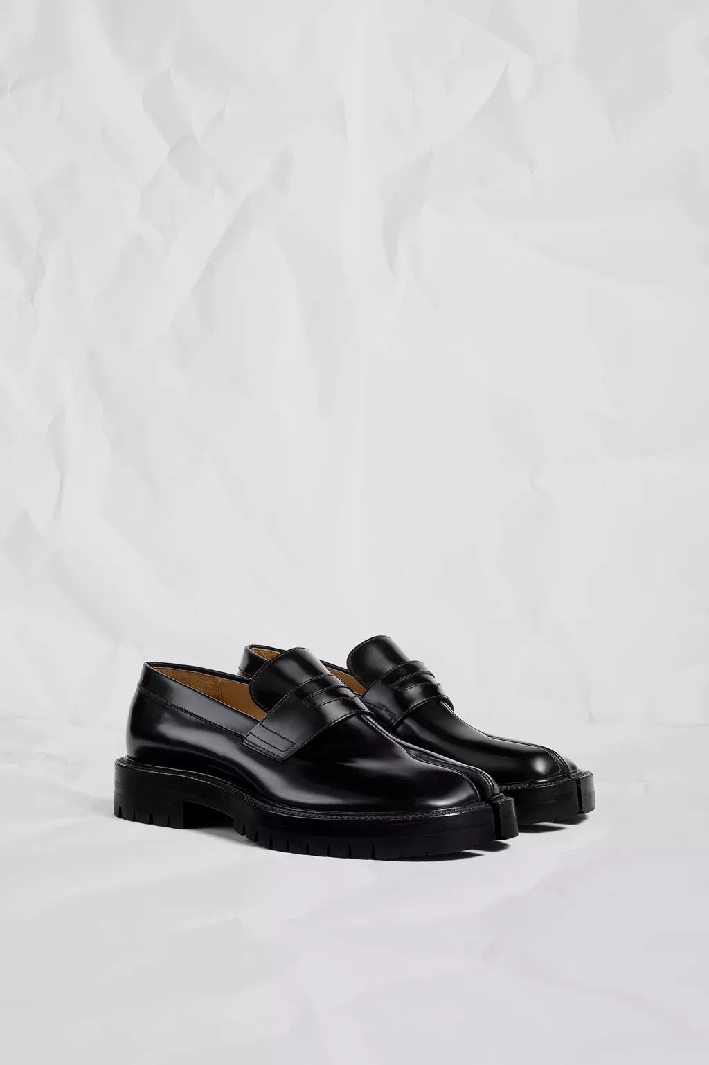 Black Tabi loafers | Maison Margiela Official