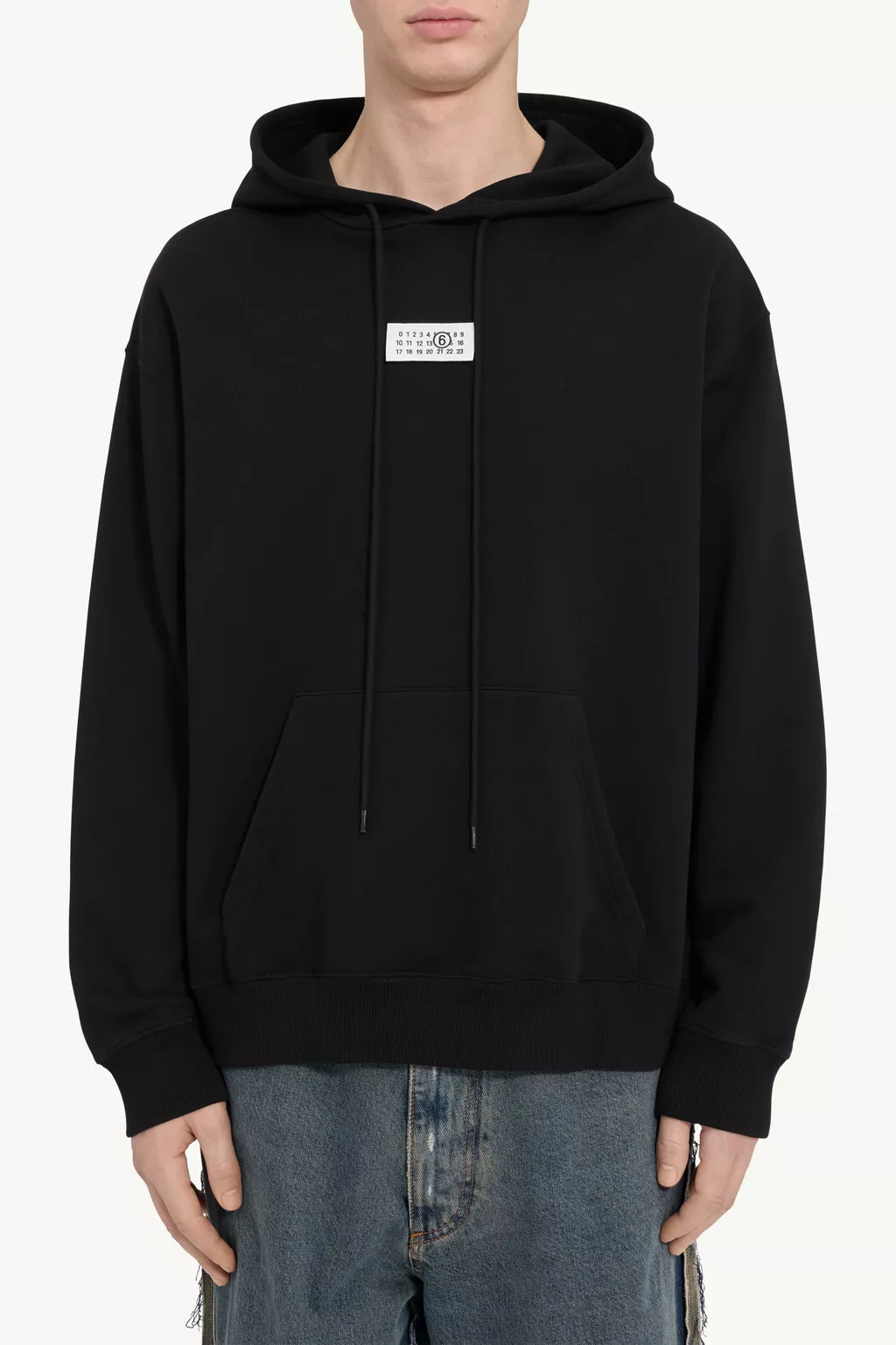 Black Numeric sweatshirt | MM6 Official