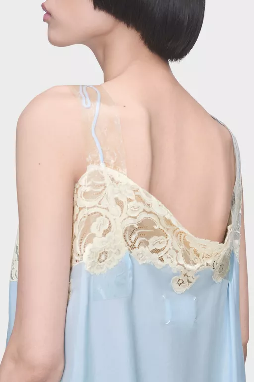 Taped Slip Dress - Mini Dress