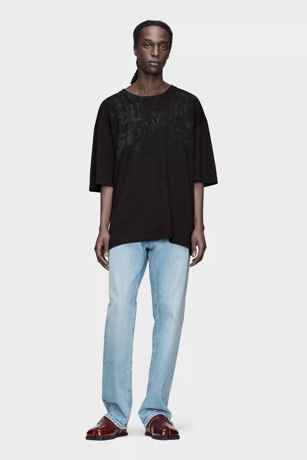 Black Numeric Cotton T-Shirt | Maison Margiela Official