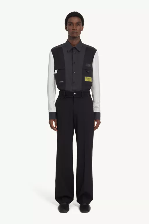 Wollhose mit ausgetauschtem Bund - Hosen