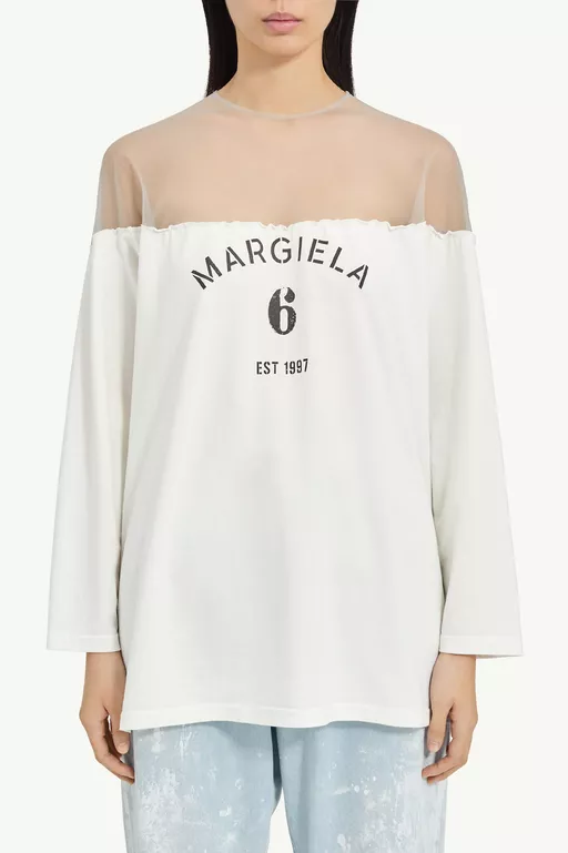 Mannequin Print Jersey Top - T-shirts