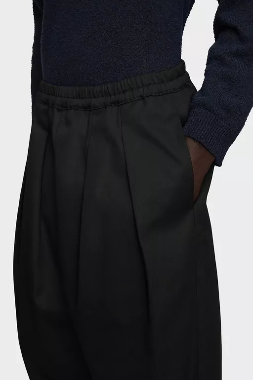 Dropped-Rise Cotton Trousers - Pants