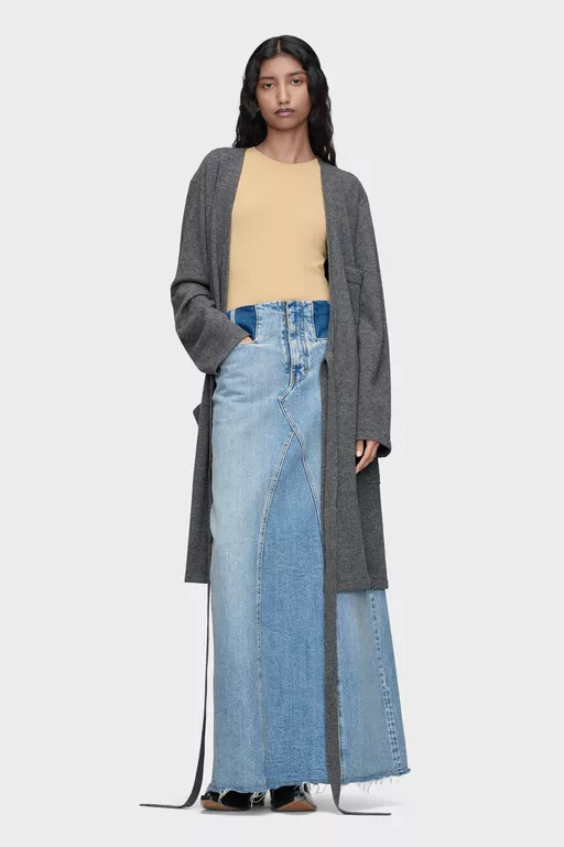 Wool Wrap Cardigan - Cardigan