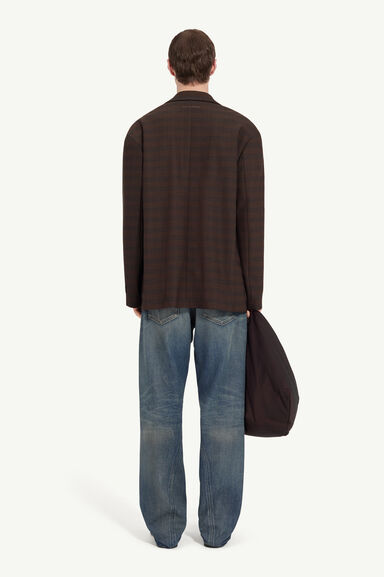 Checked blazer - Jackets - Image 3