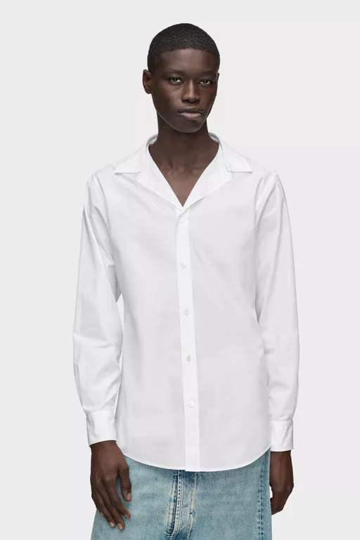 Taped Cotton Shirt - Long-sleeved Shirt