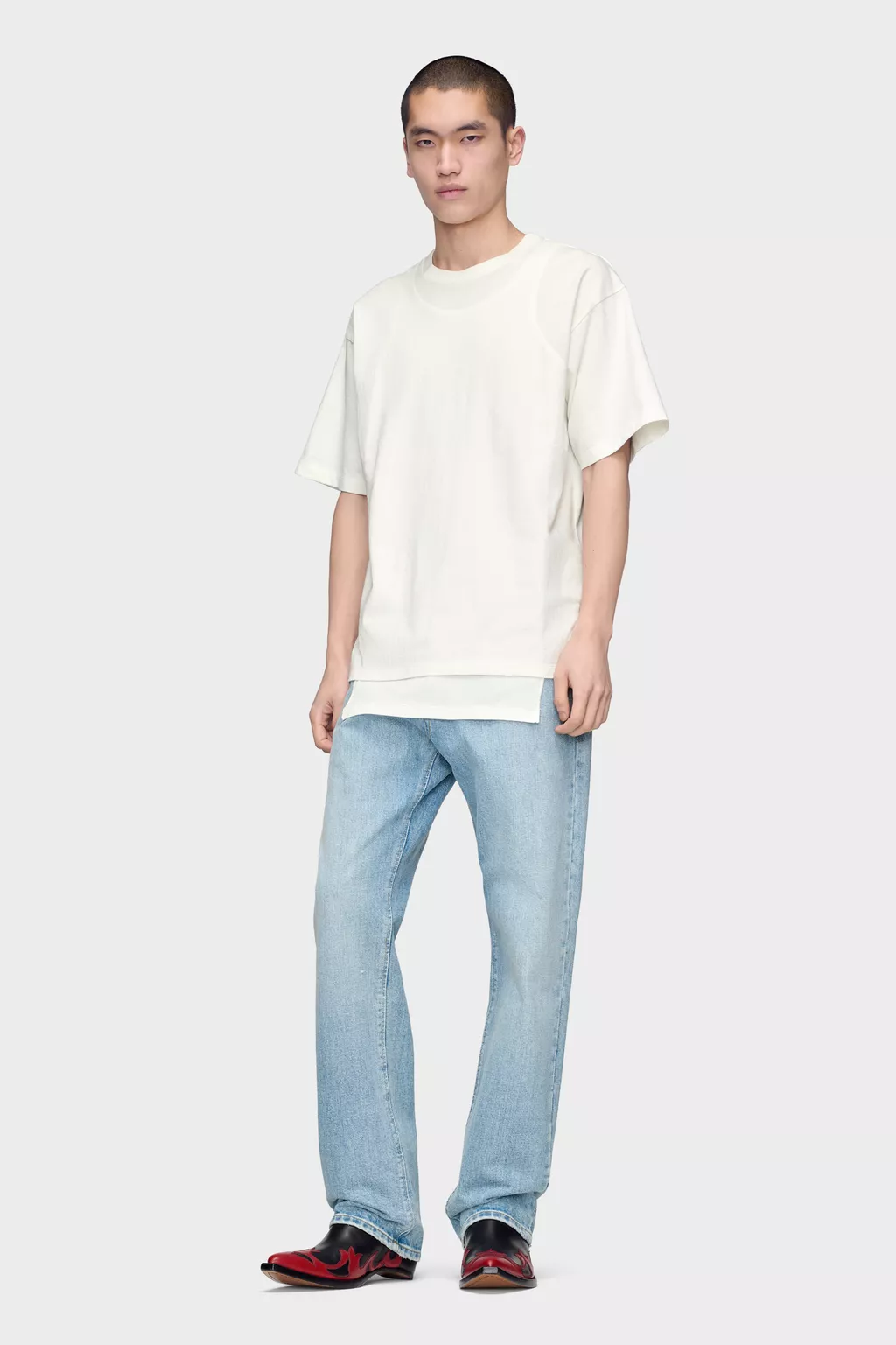 ダブル レイヤード Tシャツ ホワイト | Maison Margiela公式