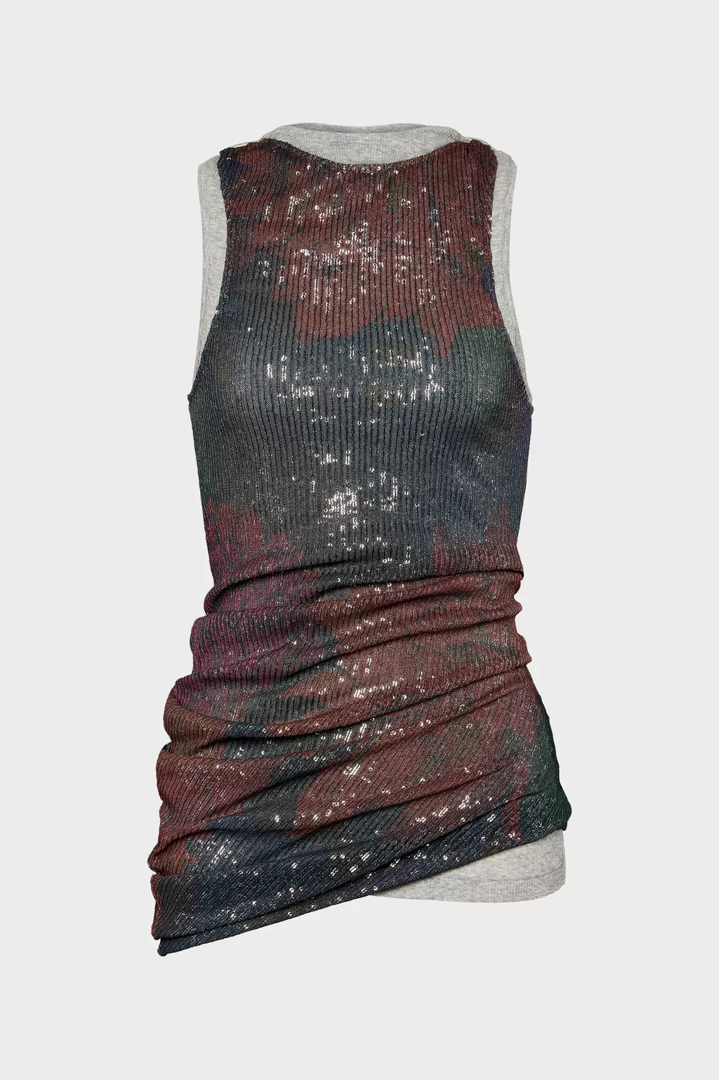 Mist Printed Draped Top | Maison Margiela Official