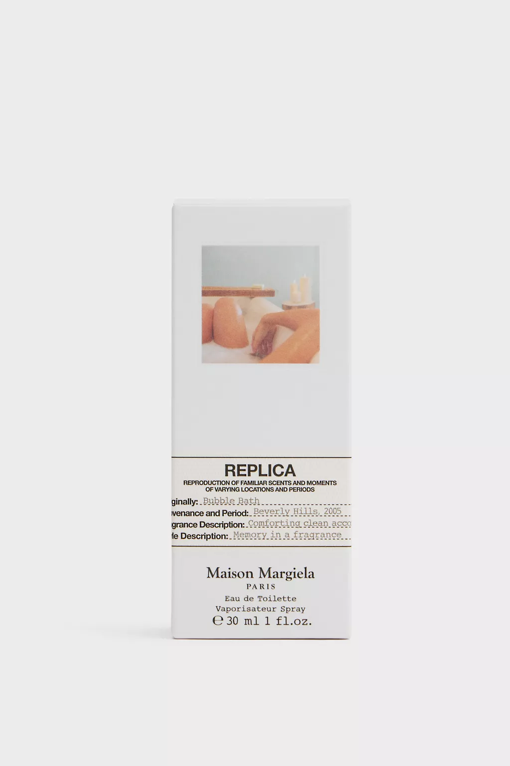 バブル バス オードトワレ「レプリカ」30ml ホワイト | Maison