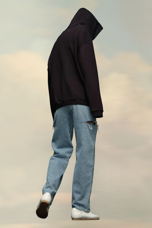 Coveri Moving Black Cotton Sweatshirt
