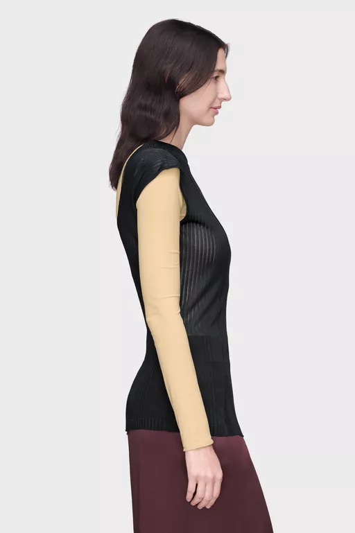 Fitted Knit Top - Knitwear