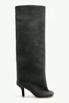 Black - Anatomic Slip-on Suede Boots