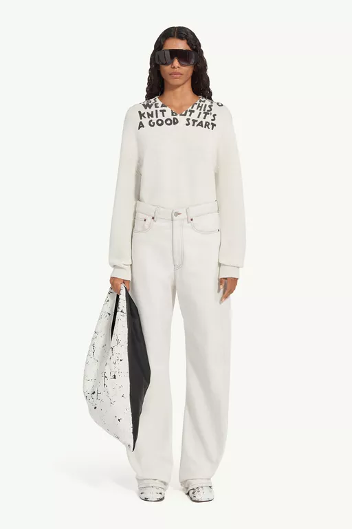 Contrast Stitch Jeans