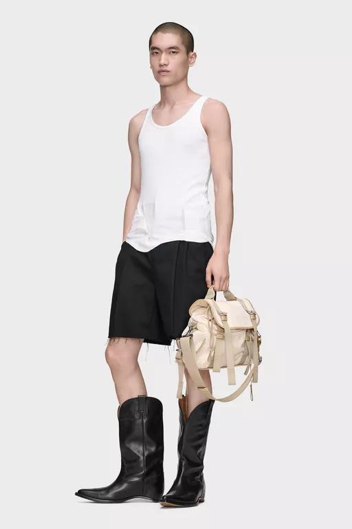 Tailored Cotton Shorts - Shorts