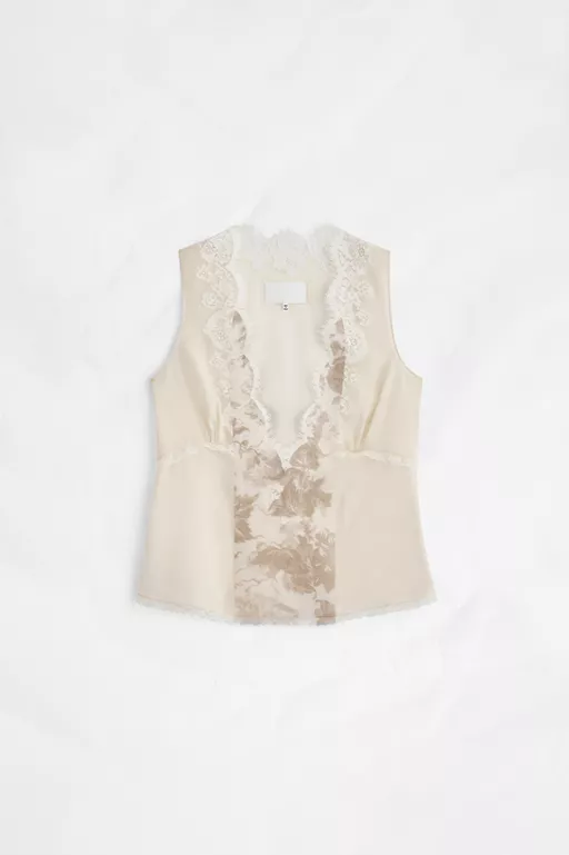 Fusion Lace-Trim Camisole Top