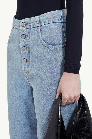 Mid-rise cropped jeans - Denim - Image 4